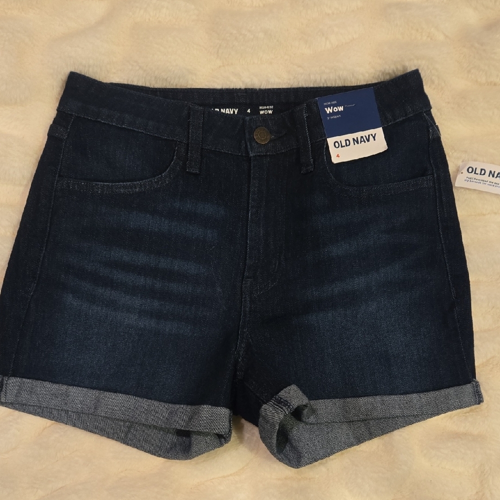 New With Tags Womens Old Navy High Rise WOW Shorts